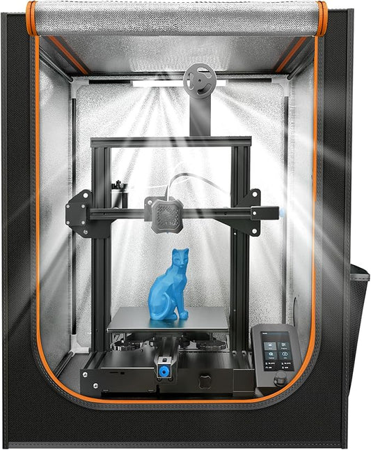 3D Printer Enclosure with LED Light, Fireproof Dustproof Tent Constant by YOOPAI